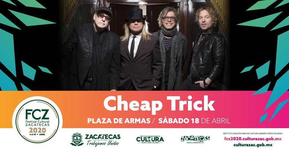 AUTOCONCIERTO DE CHEAP TRICK EN ZACATECAS