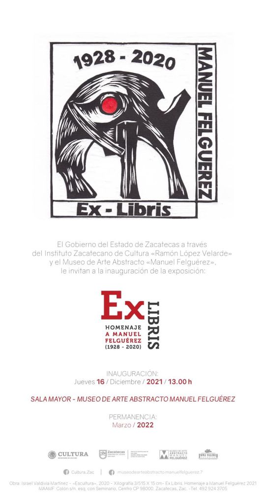 EXPOSICIÓN: EX-LIBRIS HOMENAJE A MANUEL FELGUÉREZ (1918-2020)