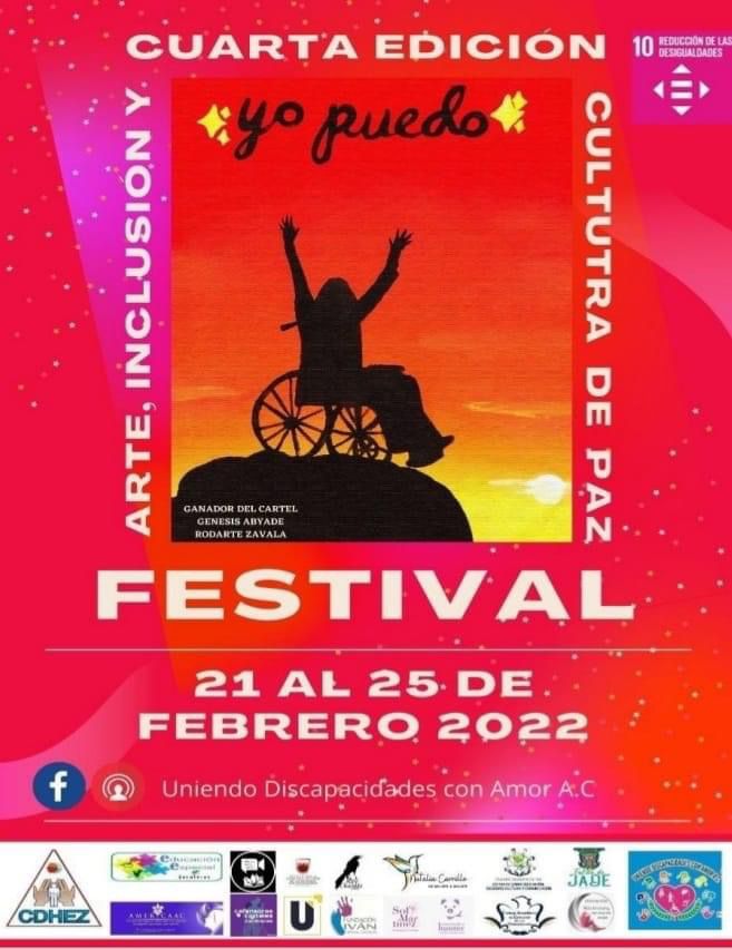 FESTIVAL DE ARTE, INCLUSIÓN Y CULTURA DE PAZ EN ZACATECAS 2022