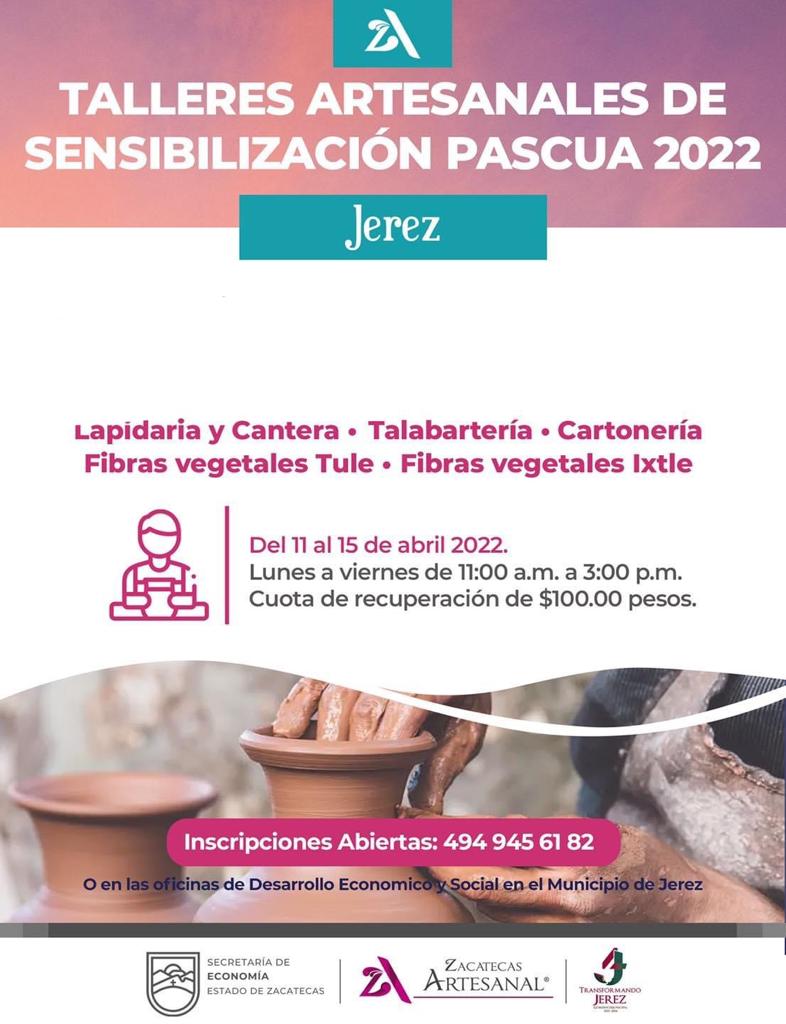 TALLERES ARTESANALES DE SENSIBILIZACIÓN PASCUA JEREZ 2022