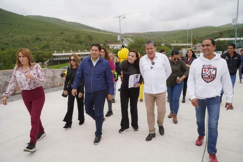 ACOMPAÑA JORGE MIRANDA A LA INAUGURACIÓN DE LA REHABILITACIÓN DEL ECOPARQUE “CENTENARIO”