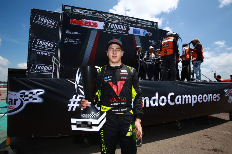 Remontada y podio de Trucks México Series, para Mateo Girón en Aguascalientes