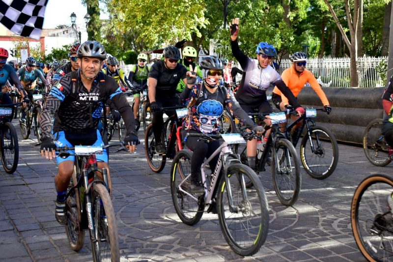 CRONOESCALADA DE JEREZ REÚNE A CICLISTAS DE TODO EL ESTADO DE ZACATECAS