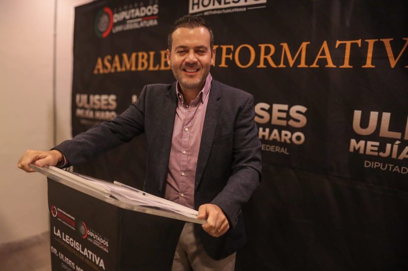 DIPUTADOS MIGRANTES DE  MAYORÍA, PROPONE ULISES MEJÍA