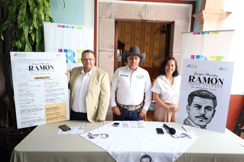 PRESENTA RODRIGO UREÑO EL PROGRAMA GENERAL DE LOS JUEGOS FLORALES “RAMÓN LÓPEZ VELARDE” 2025