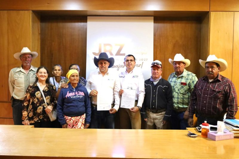 HABITANTES DE PALMAS ALTAS DONAN TERRENO PARA LA CONSTRUCCIÓN DE DESTACAMENTO REGIONAL DE SEGURIDAD EN JEREZ
