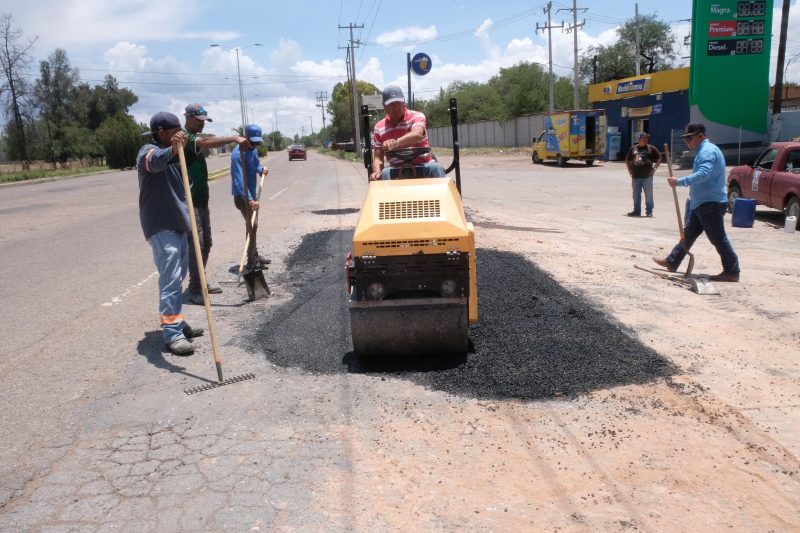 SIMAPAJ REFUERZA CAMPAÑA DE BACHEO POR TEMPORADA DE LLUVIAS