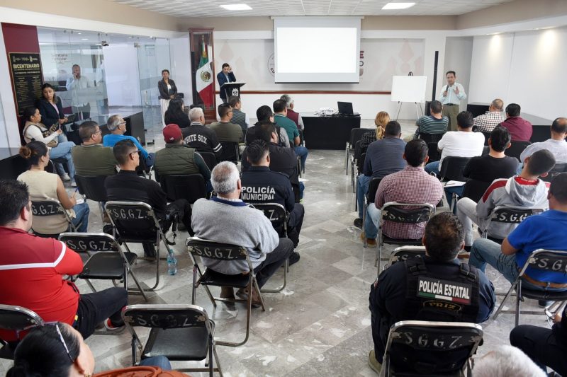Capacita Guadalupe a funcionarios en materia de prevención ante un siniestro