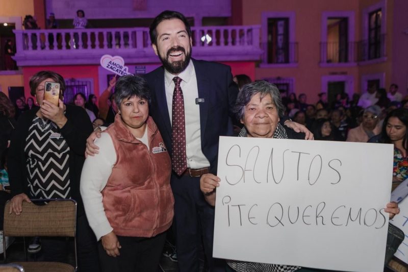 SANTOS GONZÁLEZ SE ABRE PASO ENTRE LA ALCURNIA POLÍTICA DE ZACATECAS