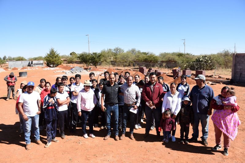 Realiza Guadalupe infraestructura escolar en la comunidad de los Rancheros