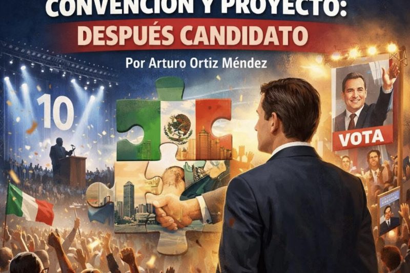 ESCENARIO 10 CONVENCIÓN Y PROYECTO, LUEGO EL CANDIDATO