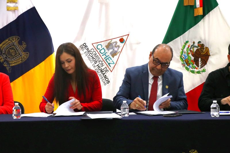 ALIANZA DE CDHEZ Y UAZ POR LOS DERECHOS HUMANOS