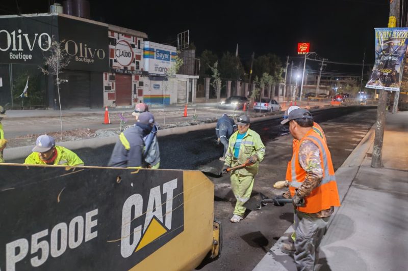 Reabren tramo pavimentado en Av García Salinas
