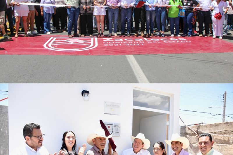 Gira de Gobernador David Monreal en Guadalupe deja calles pavimentadas y mejoras de vivienda: Pepe Saldívar
