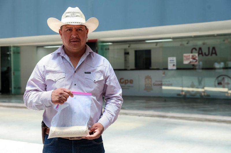 Capacita Gobierno de Pepe Saldívar a productores y brindan repelente contra gusano barrenador