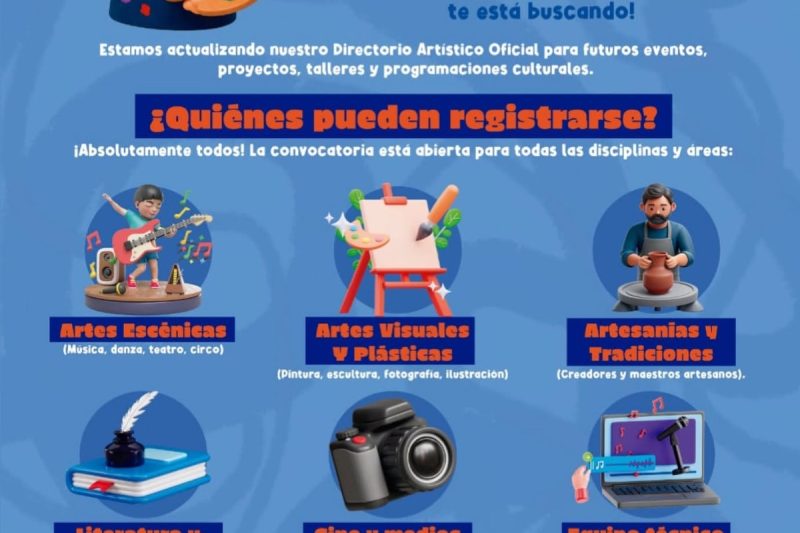 CASA DE CULTURA MUNICIPAL AMPLÍA REGISTRO DE ARTISTAS PARA FORTALECER LA OFERTA CULTURAL DE ZACATECAS