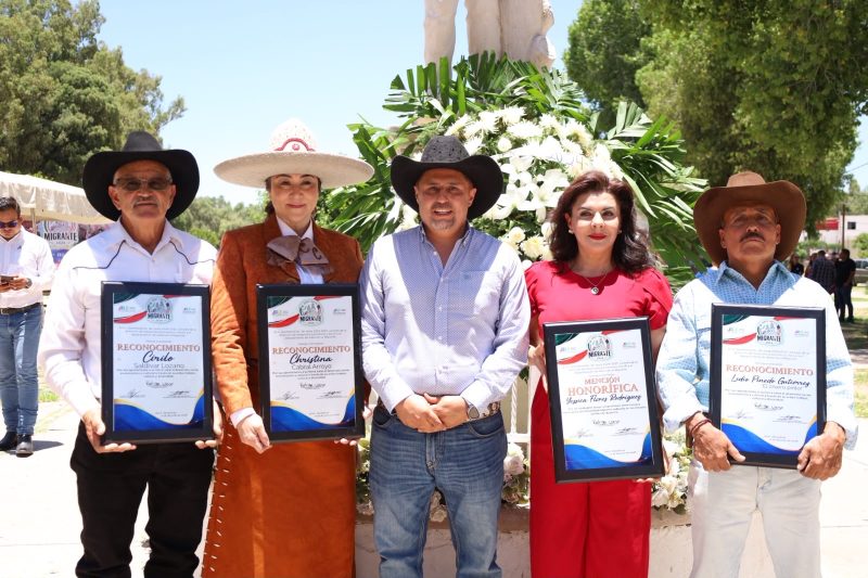 RECONOCE RODRIGO UREÑO A JEREZANOS DESTACADOS EN EL EXTRANJERO DURANTE EL FESTIVAL JEREZ CAPITAL MIGRANTE 2026