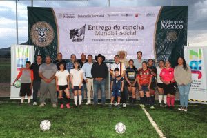 RODRIGO UREÑO ENTREGA NUEVAS CANCHAS DE FÚTBOL
