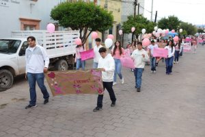 JEREZ SE VISTE DE ROSA: DIF MUNICIPAL ENCABEZA DESFILE PARA CONCIENTIZAR SOBRE LA LUCHA CONTRA EL CÁNCER DE MAMA